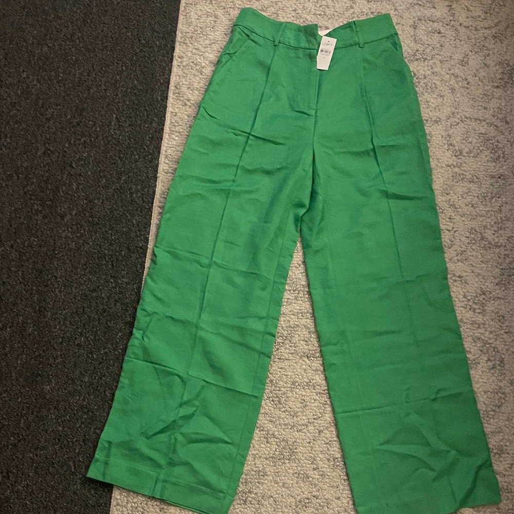 LOFT Peyton Trouser in Emerald Green